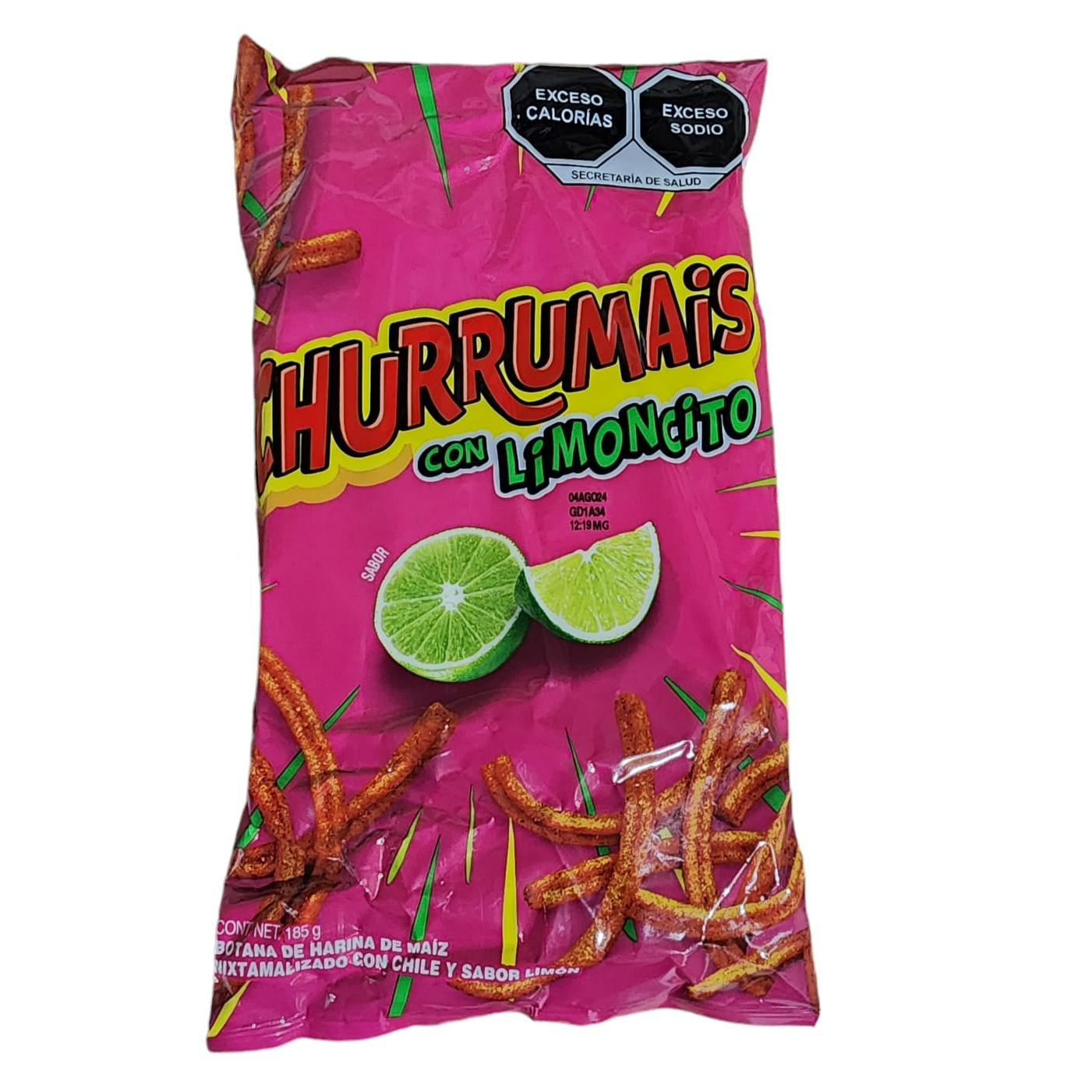 Sabritas churrumais limon 20/185gr