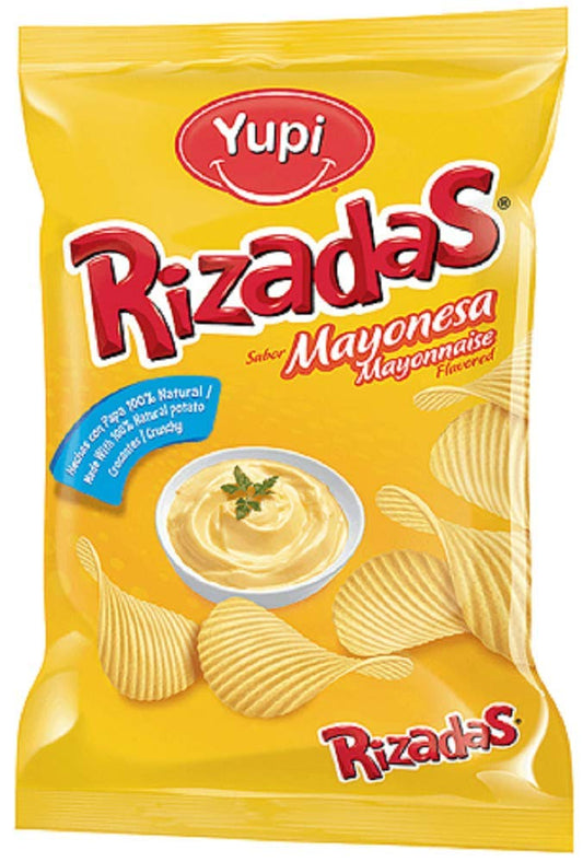 YUPI PAPA MAYONESA RIZADAS 28gr