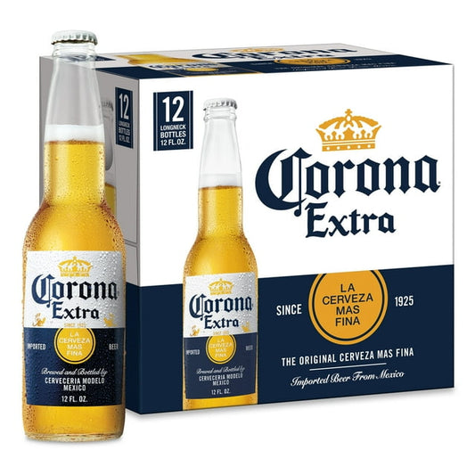 Corona Extra Mexican Lager Import Beer 12 Pack