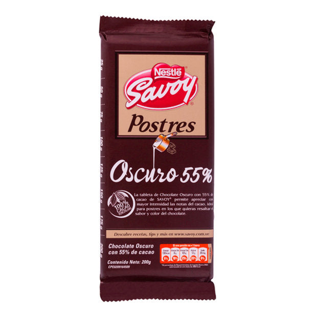 Savoy Chocolate Baking Bar 55%