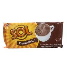 CHOCOLATE SOL AZUCAR X 500gr