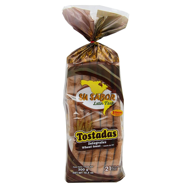TOSTADA INTEGRAL/WHEAT TOAST SU SABOR X 10.5oz