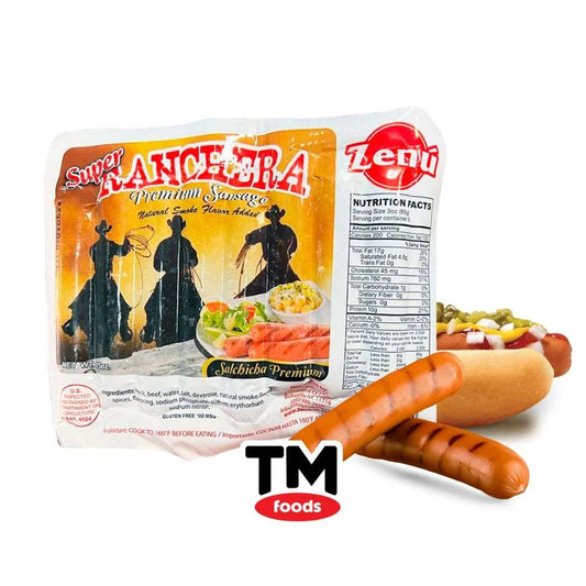 Salchicha Ranchera Premium Gruesa 15 unidades