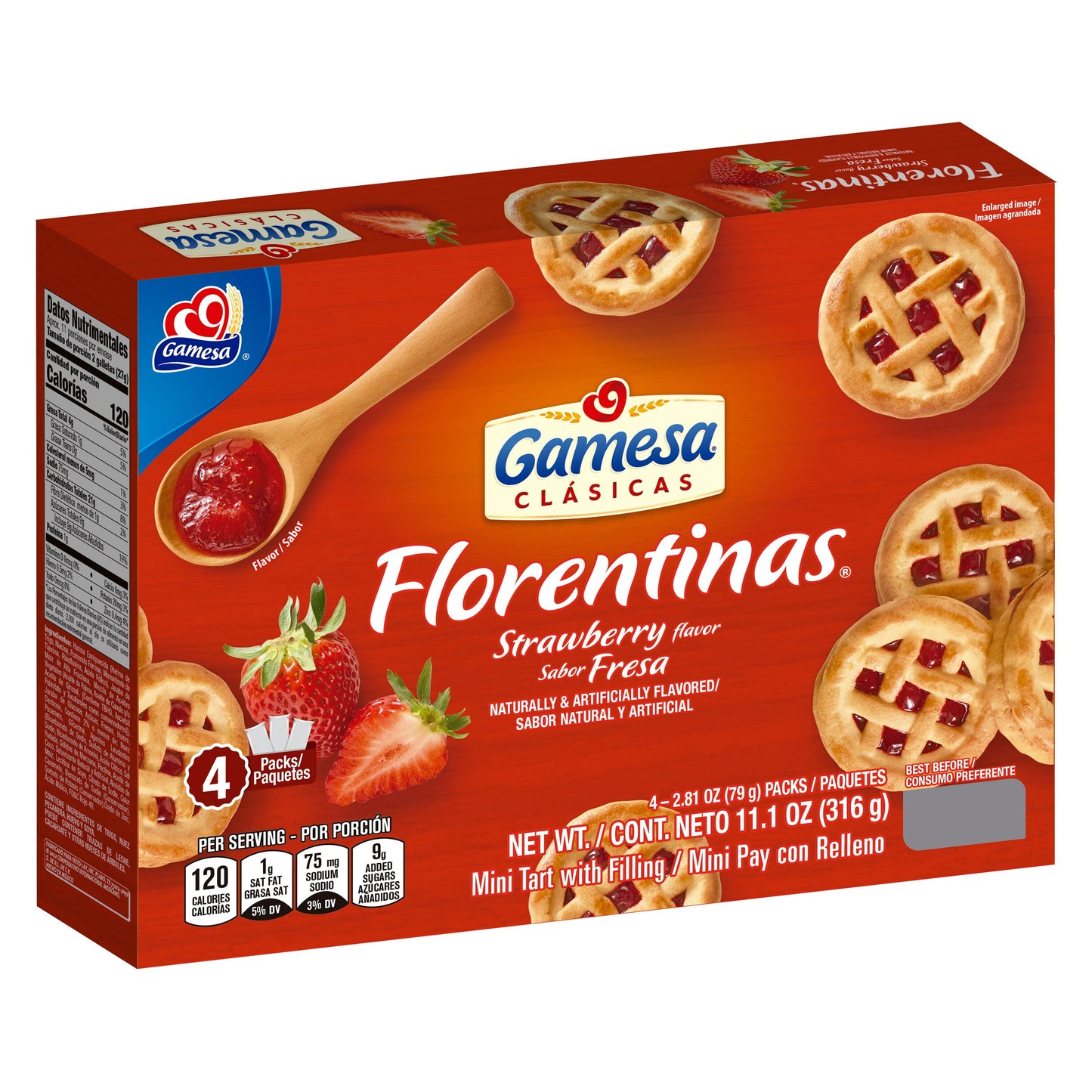 Gamesa fiorentina fresa 332gr